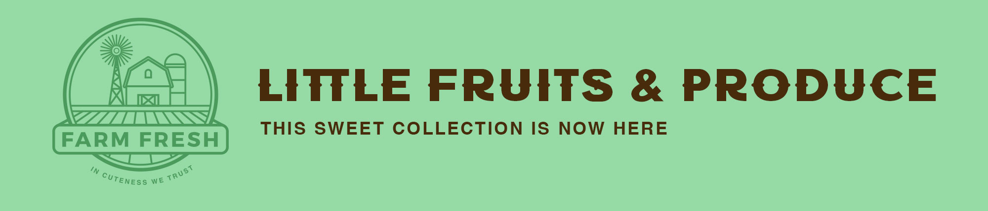 Shop The Little Fruit and Produce Collection | Sweet Red Bean by Lillian Lee